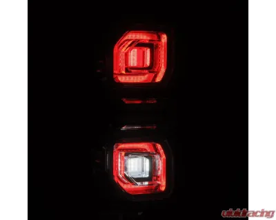 Black NOVA-Series Prismatic LED Taillights w/ Converter Ford Bronco 2021-2025 AlphaRex - 659040