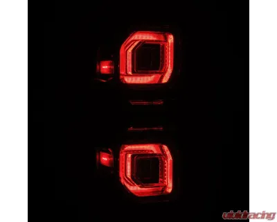 Black NOVA-Series Prismatic LED Taillights w/ Converter Ford Bronco 2021-2025 AlphaRex - 659040