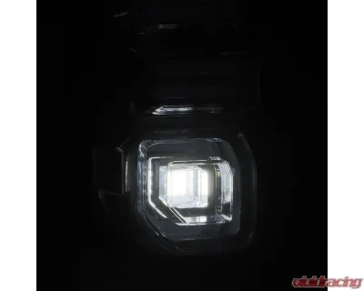 Black NOVA-Series Prismatic LED Taillights w/ Converter Ford Bronco 2021-2025 AlphaRex - 659040