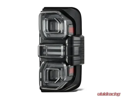 Black NOVA-Series Prismatic LED Taillights w/ Converter Ford Bronco 2021-2025 AlphaRex - 659040