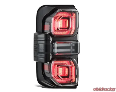 Black NOVA-Series Prismatic LED Taillights w/ Converter Ford Bronco 2021-2025 AlphaRex - 659040