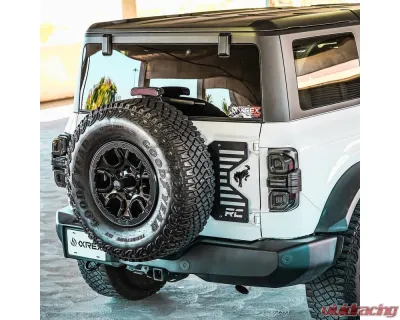 Alpha-Black NOVA-Series Prismatic LED Taillights w/ Converter Ford Bronco 2021-2025 AlphaRex - 659030