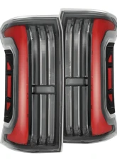 Black-Red NOVA-Series Prismatic LED Taillights Toyota Tacoma 2024+ AlphaRex                                     - 679010 - Image 16