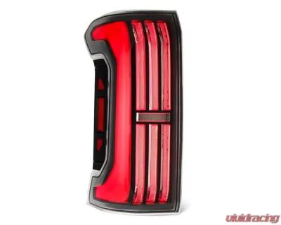 Black-Red NOVA-Series Prismatic LED Taillights Toyota Tacoma 2024+ AlphaRex - 679010