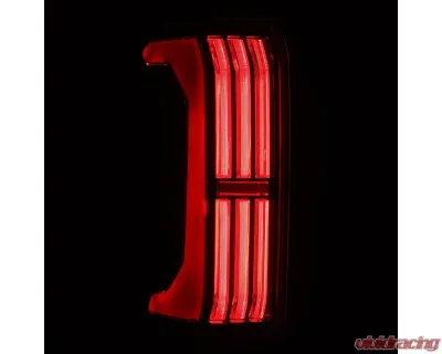 Black NOVA-Series Prismatic LED Taillights Toyota Tacoma 2024+ AlphaRex - 679020