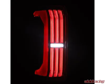 Black NOVA-Series Prismatic LED Taillights Toyota Tacoma 2024+ AlphaRex - 679020