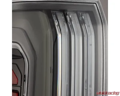 Black NOVA-Series Prismatic LED Taillights Toyota Tacoma 2024+ AlphaRex - 679020