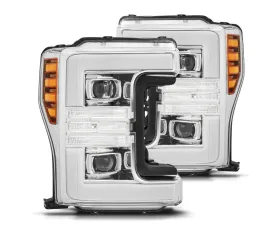 Chrome PRO-Series Halogen Projector Headlights Ford Super Duty 2017-2019 AlphaRex