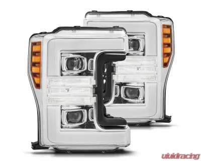Chrome PRO-Series Halogen Projector Headlights Ford Super Duty 2017-2019 AlphaRex - 880107