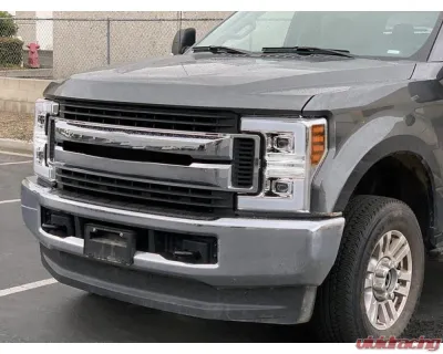 Chrome PRO-Series Halogen Projector Headlights Ford Super Duty 2017-2019 AlphaRex - 880107
