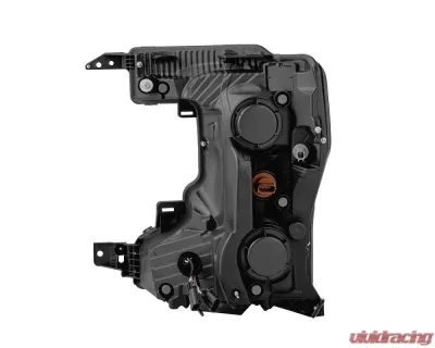 Black PRO-Series Halogen Projector Headlights Ford Super Duty 2020-2022 AlphaRex USA - 880344