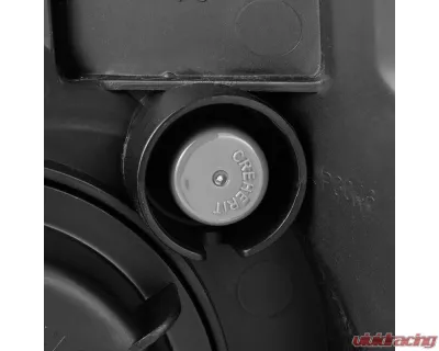 Black PRO-Series Halogen Projector Headlights Ford Super Duty 2020-2022 AlphaRex USA - 880344