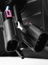 Black PRO-Series Halogen Projector Headlights Ford Super Duty 2020-2022 AlphaRex USA                                     - 880344 - Image 6