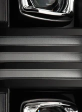 Black PRO-Series Halogen Projector Headlights Ford Super Duty 2020-2022 AlphaRex USA                                     - 880344 - Image 7