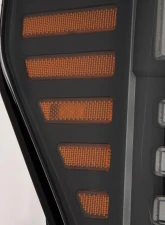 Black PRO-Series Halogen Projector Headlights Ford Super Duty 2020-2022 AlphaRex USA                                     - 880344 - Image 9