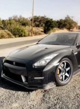 N-Tune V1 Front Bumper FRP and Carbon Fiber 2x2 Gloss Nissan GTR R35 2009-2016 Nissan GTR R35 2009-2016                                     - N100-1000 - Image 6