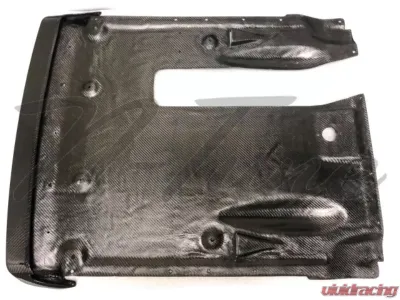 N-Tune Spec OEM Rear Bumper Diffuser Under Tray Carbon Fiber 2x2 Gloss Nissan GTR R35 2009-2021 - N100-1013