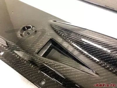 N-Tune Spec OEM Rear Bumper Diffuser Under Tray Carbon Fiber 2x2 Gloss Nissan GTR R35 2009-2021 - N100-1013