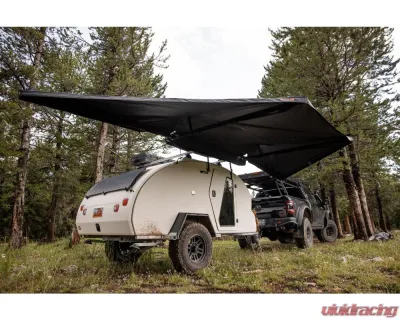 ROAM Adventure Co ROAM Arc 180 Awning, 180" Universal Fit, Durable Fabric, Gray - ROAM-AWN-ARC180