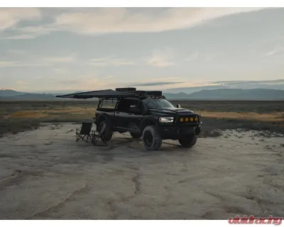 ROAM Adventure Co ROAM Arc 180 Awning, 180" Universal Fit, Durable Fabric, Gray - ROAM-AWN-ARC180