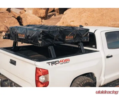 ROAM Adventure Co Universal Truck Bed Bars - 2pc, Durable Steel, Black Finish - ROAM-BEDBARS-2PC