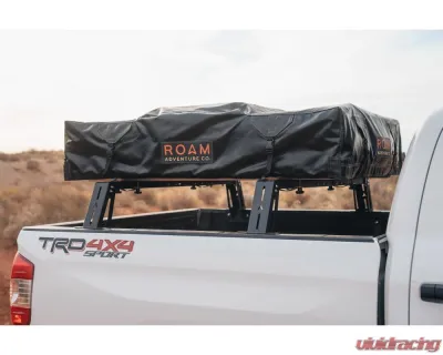 ROAM Adventure Co Universal Truck Bed Bars - 2pc, Durable Steel, Black Finish - ROAM-BEDBARS-2PC