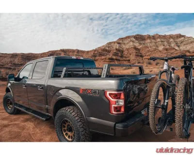 ROAM Adventure Co Universal Truck Bed Bars - 2pc, Durable Steel, Black Finish - ROAM-BEDBARS-2PC