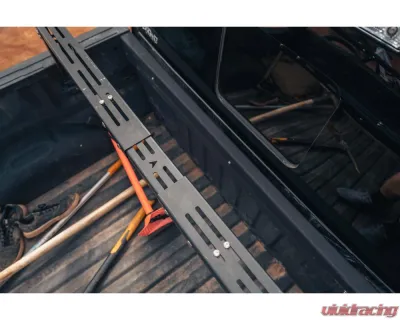 ROAM Adventure Co Universal Truck Bed Bars - 2pc, Durable Steel, Black Finish - ROAM-BEDBARS-2PC