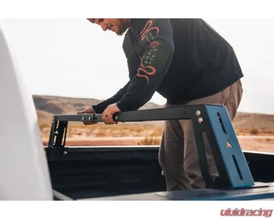 ROAM Adventure Co Universal Truck Bed Bars - 2pc, Durable Steel, Black Finish - ROAM-BEDBARS-2PC