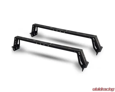 ROAM Adventure Co Universal Truck Bed Bars - 2pc, Durable Steel, Black Finish - ROAM-BEDBARS-2PC