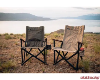 ROAM Adventure Co ROAM 3.5ft Green Collapsible Camp Chair - Lightweight Portable Seating - ROAM-CHAIR-3.5FT-GREEN
