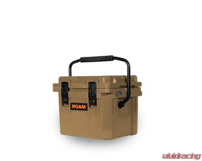 ROAM Adventure Co 10QT Rugged Cooler Desert Tan V2 Portable Insulated Ice Chest - ROAM-CLR-10-DESERTTAN-V2