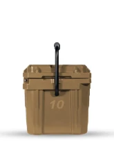 ROAM Adventure Co 10QT Rugged Cooler Desert Tan V2 Portable Insulated Ice Chest                                     - ROAM-CLR-10-DESERTTAN-V2 - Image 5