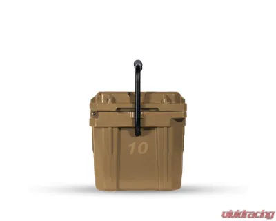 ROAM Adventure Co 10QT Rugged Cooler Desert Tan V2 Portable Insulated Ice Chest - ROAM-CLR-10-DESERTTAN-V2