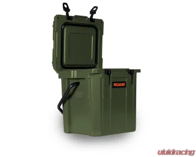 ROAM Adventure Co 20QT Rugged Ice Bucket Desert Tan V2 for Outdoor Use - ROAM-CLR-20IB-ODGREEN-V2