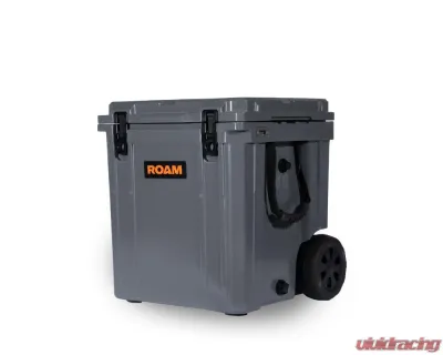 ROAM Adventure Co 46QT Slate Rolling Rugged Cooler - Durable, Portable, Gray Color - ROAM-CLR-46W-SLATE-V2