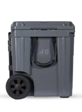ROAM Adventure Co 46QT Slate Rolling Rugged Cooler - Durable, Portable, Gray Color                                     - ROAM-CLR-46W-SLATE-V2 - Image 4