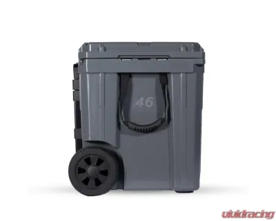 ROAM Adventure Co 46QT Slate Rolling Rugged Cooler - Durable, Portable, Gray Color - ROAM-CLR-46W-SLATE-V2