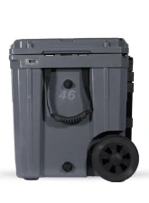 ROAM Adventure Co 46QT Slate Rolling Rugged Cooler - Durable, Portable, Gray Color                                     - ROAM-CLR-46W-SLATE-V2 - Image 5