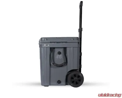 ROAM Adventure Co 46QT Slate Rolling Rugged Cooler - Durable, Portable, Gray Color - ROAM-CLR-46W-SLATE-V2