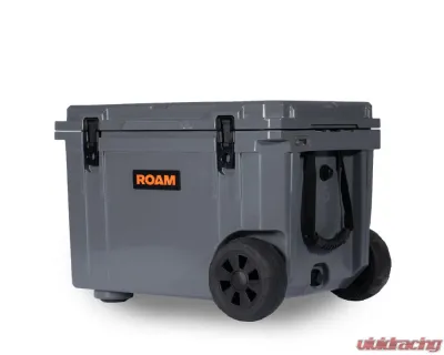 ROAM Adventure Co 55QT Slate Rolling Rugged Cooler - Durable Insulated Ice Chest - ROAM-CLR-55W-SLATE-V2