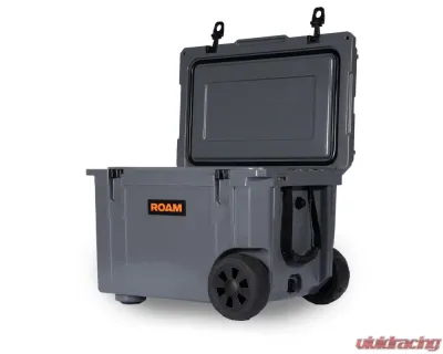 ROAM Adventure Co 55QT Slate Rolling Rugged Cooler - Durable Insulated Ice Chest - ROAM-CLR-55W-SLATE-V2