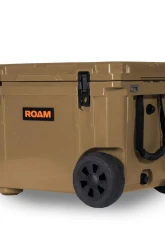 ROAM Adventure Co 80QT Rolling Rugged Cooler Desert Tan V2                                     - ROAM-CLR-80W-DESERTTAN-V2 - Image 2