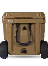 ROAM Adventure Co 80QT Rolling Rugged Cooler Desert Tan V2                                     - ROAM-CLR-80W-DESERTTAN-V2 - Image 6