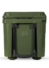 ROAM Adventure Co 80QT Rolling Rugged Cooler Desert Tan V2                                     - ROAM-CLR-80W-ODGREEN-V2 - Image 5