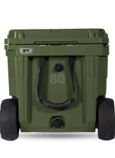 ROAM Adventure Co 80QT Rolling Rugged Cooler Desert Tan V2                                     - ROAM-CLR-80W-ODGREEN-V2 - Image 6