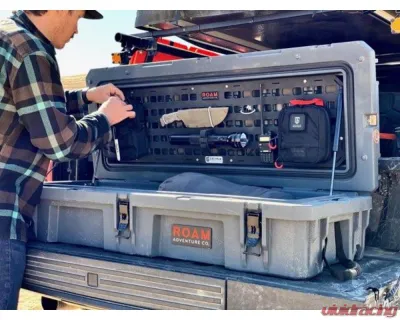 ROAM Adventure Co ROAM 83L Aluminum Rugged Case Molle Panel, 83L Size, Durable Design - ROAM-MOLLE-ALU-83L