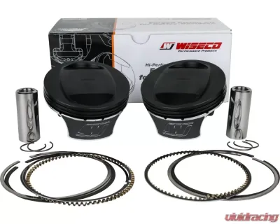 Wiseco BLK Edition Piston Kit Tc 103 Cid 9.6:1 Harley Davidson Twin Cam 103 4.375 Stroke 2010-2017 - K2790