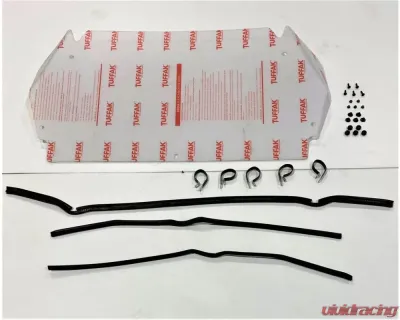 Trail Armor Rear Window Dust Shield Kit Kawasaki KRX 1000 2020-2025 - TA010RWDS-KRX