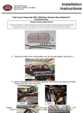 Trail Armor Rear Window Dust Shield Kit Kawasaki KRX 1000 2020-2025                                     - TA010RWDS-KRX - Image 4